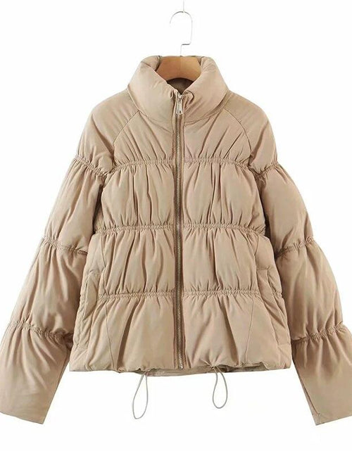 Load image into Gallery viewer, Women Parkas Solid Standard Collar Zipper Jacket Winter
