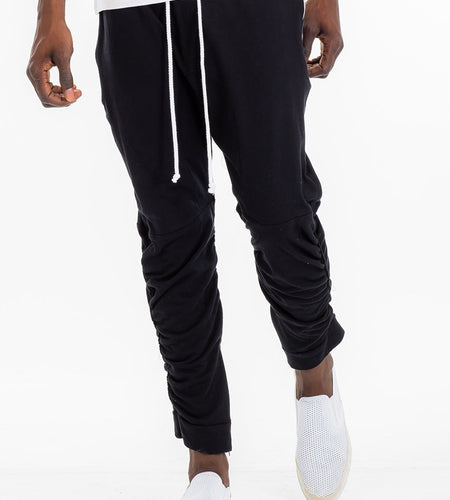 GATHERED BOMBER PANTS